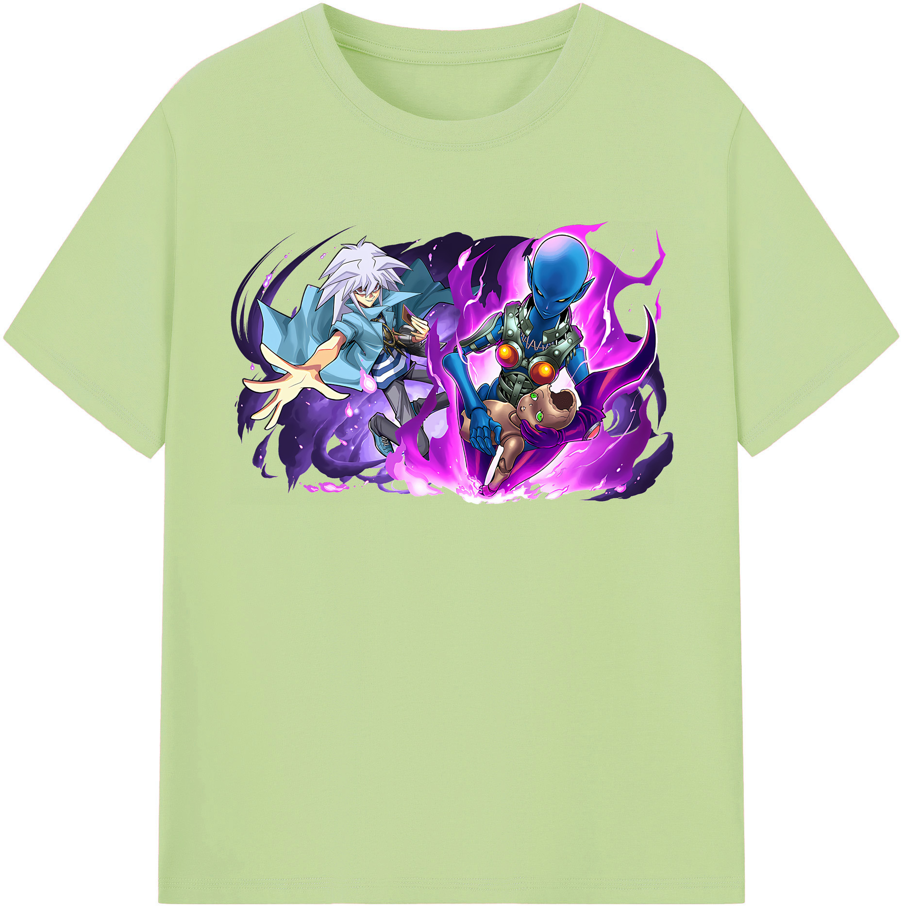 （画像用） 遊☆戯☆王 Yu-Gi-Oh! 綿100％半袖Tシャツ（フロントプリント）